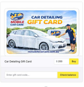 1 Car Detailing Gift Cards – The Perfect Gift for Any Car Owner in Darwin