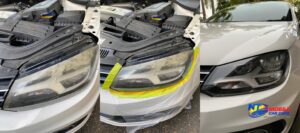 Den ben phai Headlight Restoration at NT Mobile CAR CARE