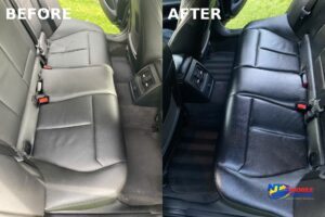 before after with logo Interior Mould Treatment at NT Mobile CAR CARE