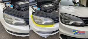 den ben trai Headlight Restoration at NT Mobile CAR CARE